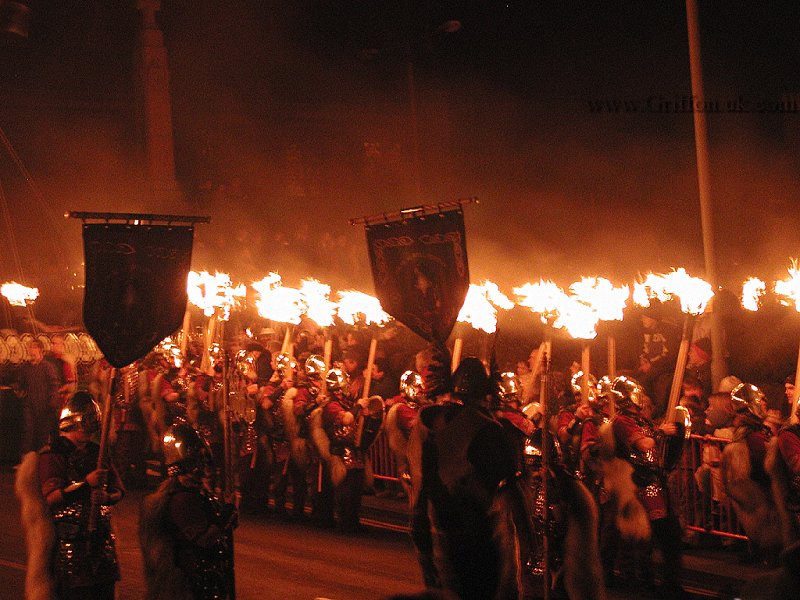 Shetland Up Helly Aa 2006, the Jarl's Squad, P1312768.