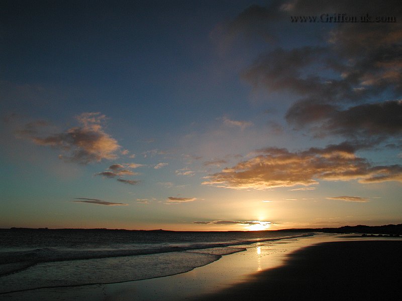 Findhorn Beach Sunrise, P9190049.