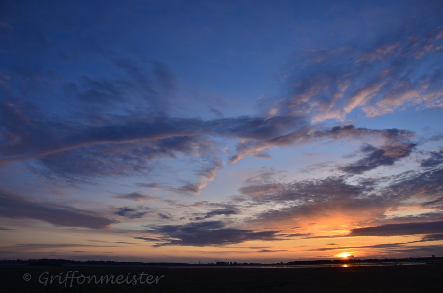 Light in the Bay, Findhorn bay Sunrise.