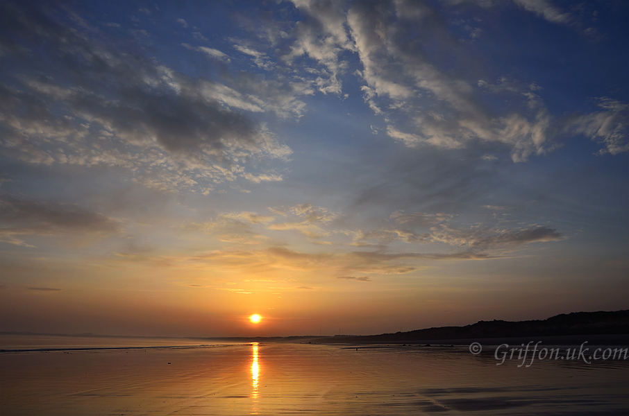 Turneresque Sunrise, Findhorn Beach.