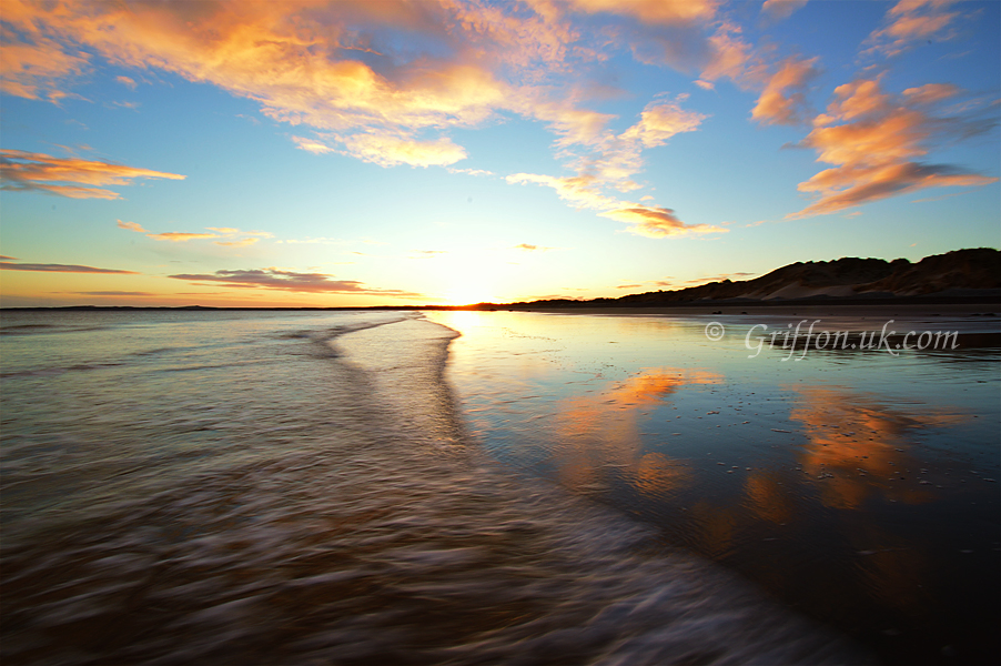 Findhorn Beach Sunrise.