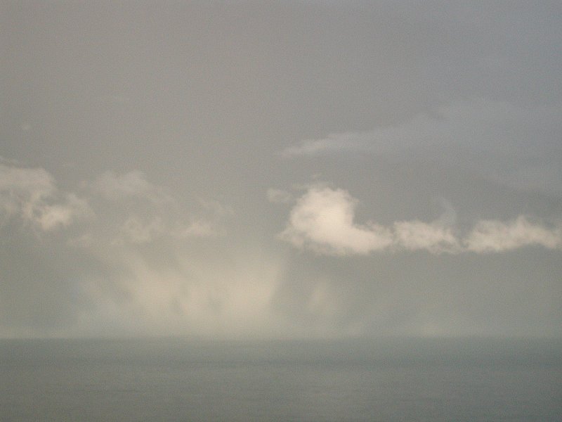 Borey and the Stac's disappear into the snow.