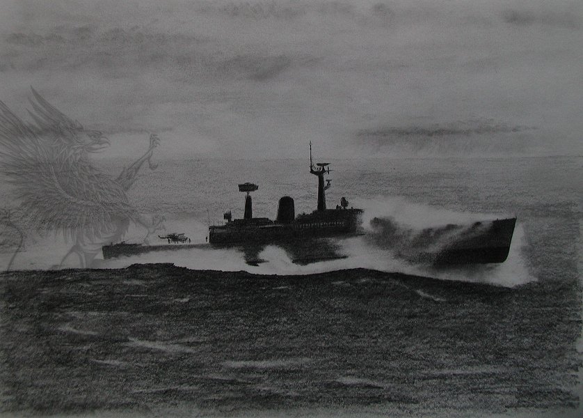 Broad Beam Leander "Goffing it".