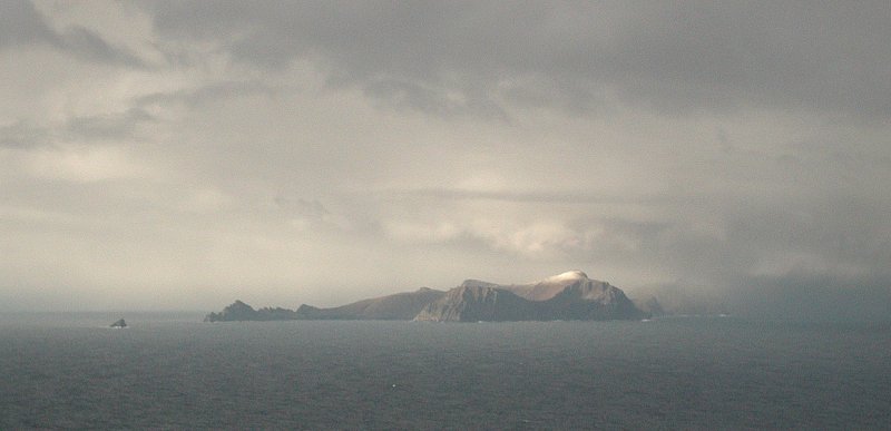 Snow on St Kilda.