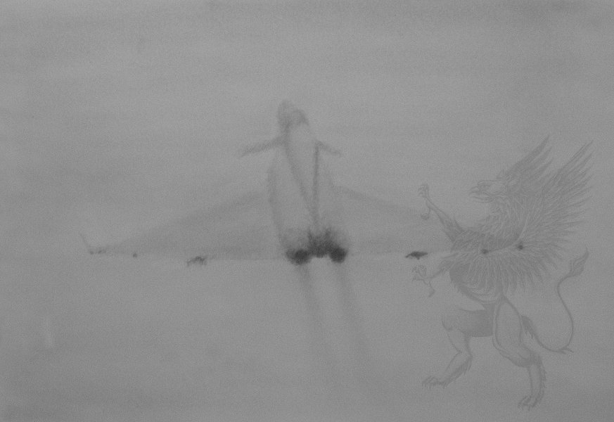 Typhoon, climbing.