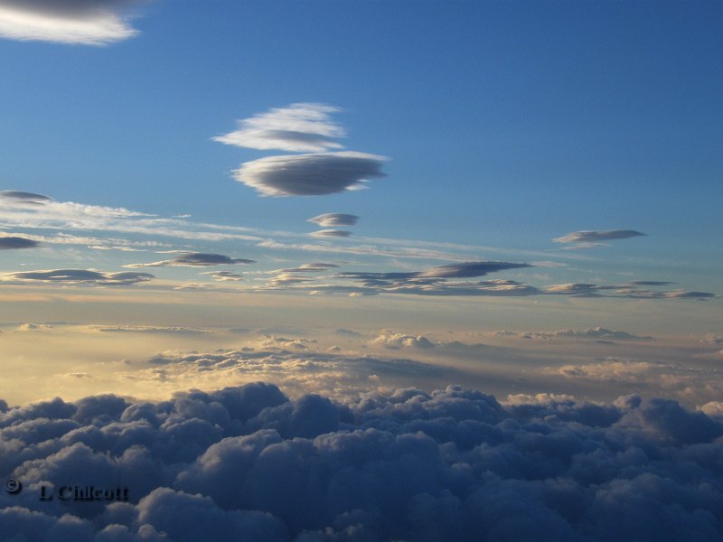 West Coast of Scotland cloud scene, courtesy of Linton Chilcott, Chief Pilot Highland Airways, (Fuji S8000FD).